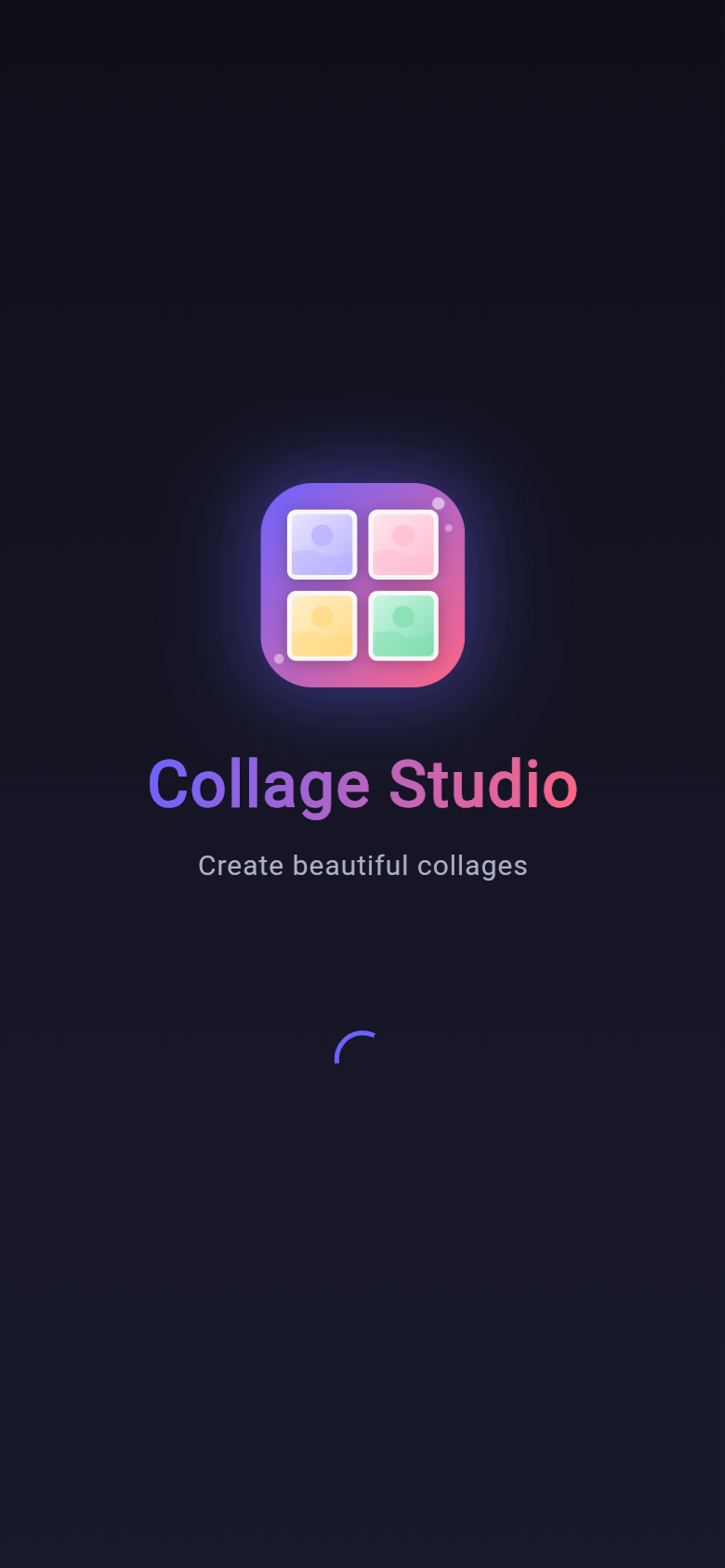 App splash screen